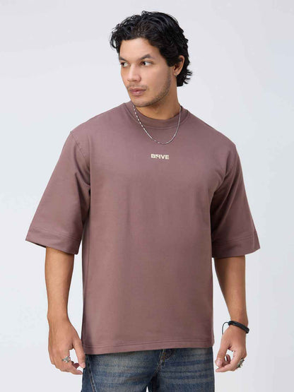 Mocha Anxiety Men's Oversized T-shirt B5IVE