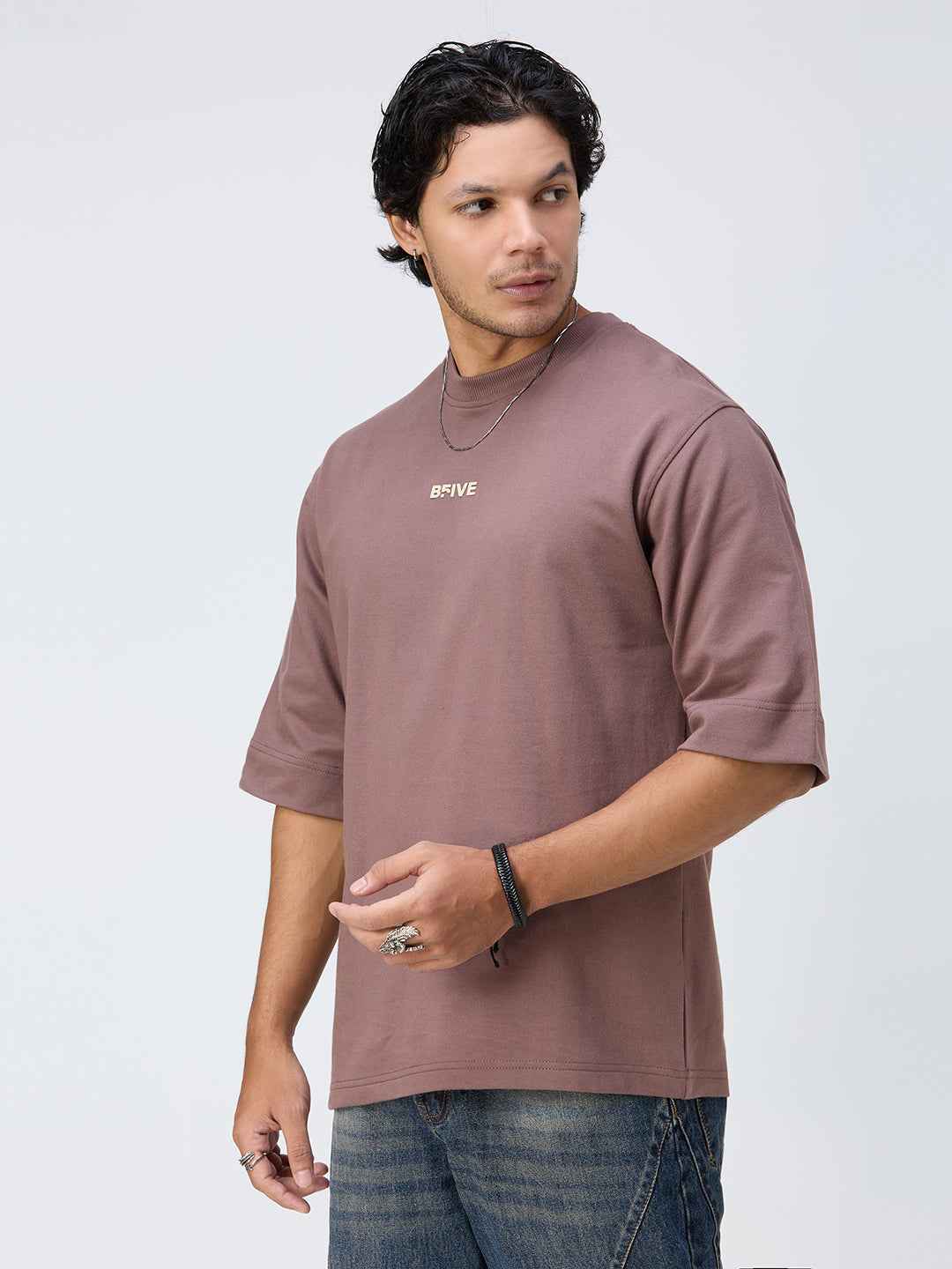 Mocha Anxiety Men's Oversized T-shirt B5IVE