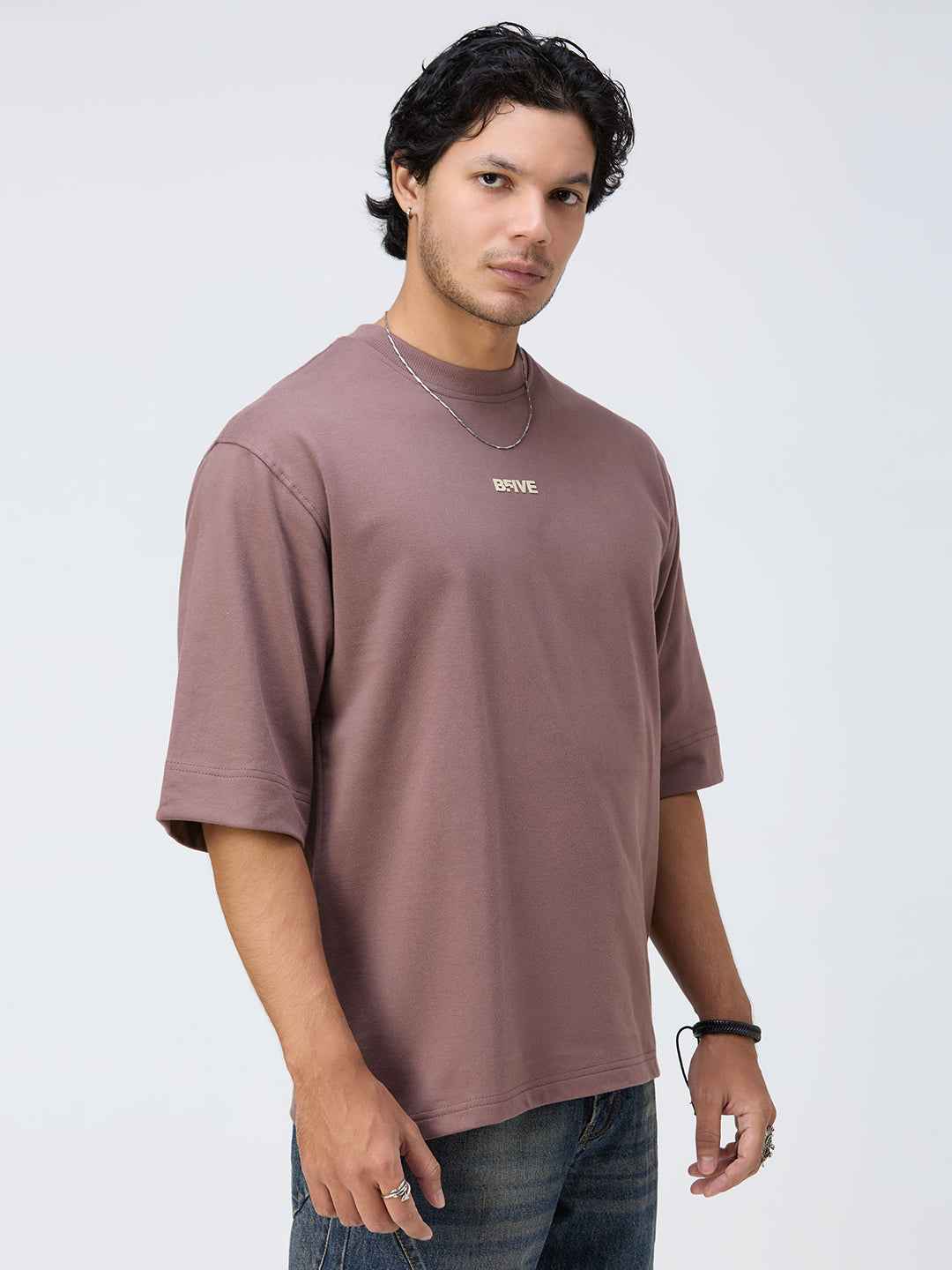 Mocha Anxiety Men's Oversized T-shirt B5IVE