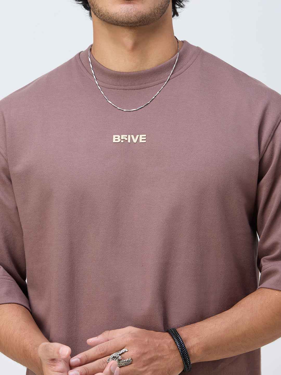 Mocha Anxiety Men's Oversized T-shirt B5IVE