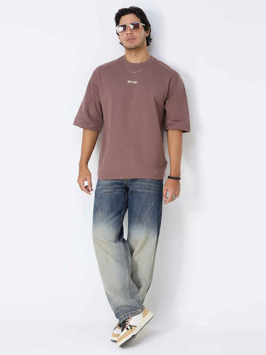 Mocha Anxiety Men's Oversized T-shirt B5IVE