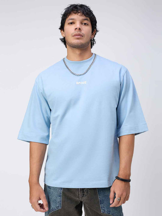 Classic 'Sky-Drift' Oversized Men's T-Shirt B5IVE