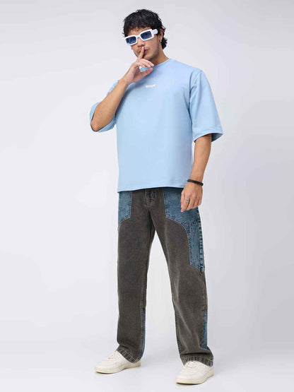 Classic 'Sky-Drift' Oversized Men's T-Shirt B5IVE