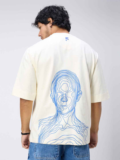 Neutral Skull Men's Oversized T-shirt B5IVE
