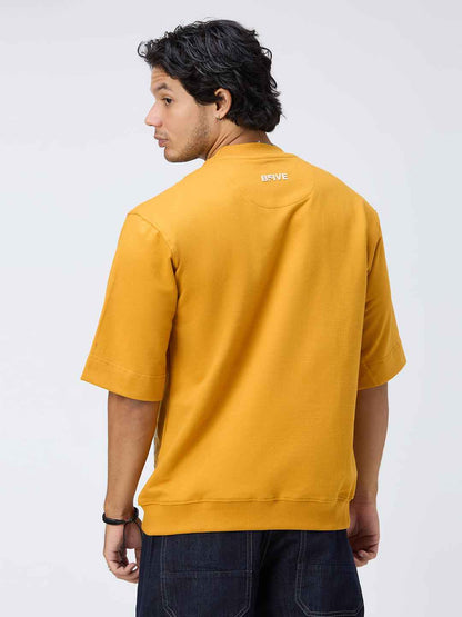 Mustard Pocket Men's Oversized T-shirt B5IVE