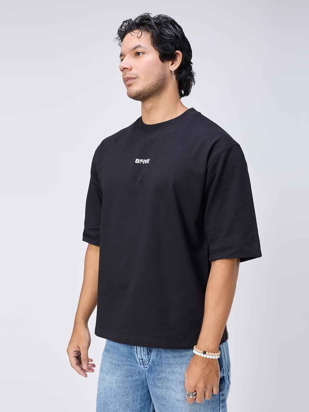 Black Skull Men's Oversized T-shirt B5IVE
