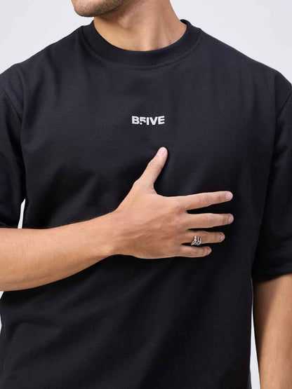 Black Skull Men's Oversized T-shirt B5IVE