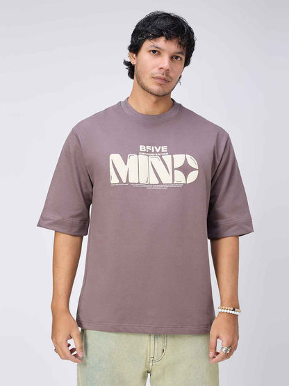 Mauve Mind Chill Men's Oversized T-shirt B5IVE
