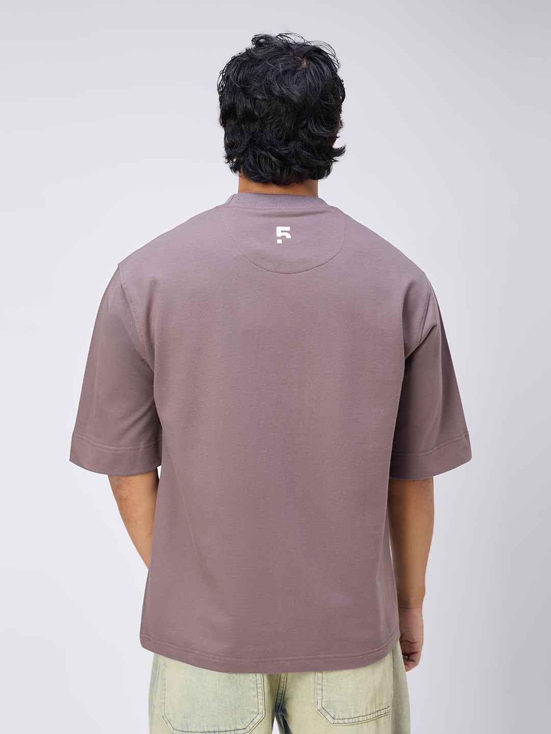 Mauve Mind Chill Men's Oversized T-shirt B5IVE
