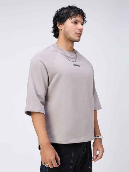 Unbothered Boxy Raglan Oversized Men's T-Shirt B5IVE
