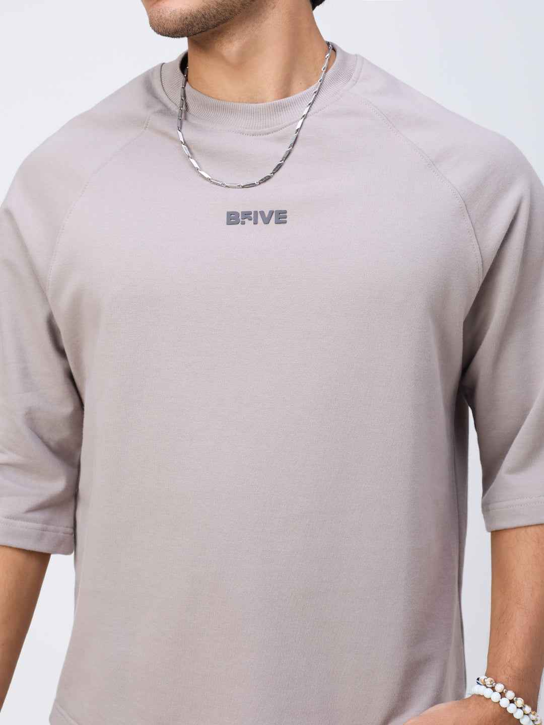 Unbothered Boxy Raglan Oversized Men's T-Shirt B5IVE