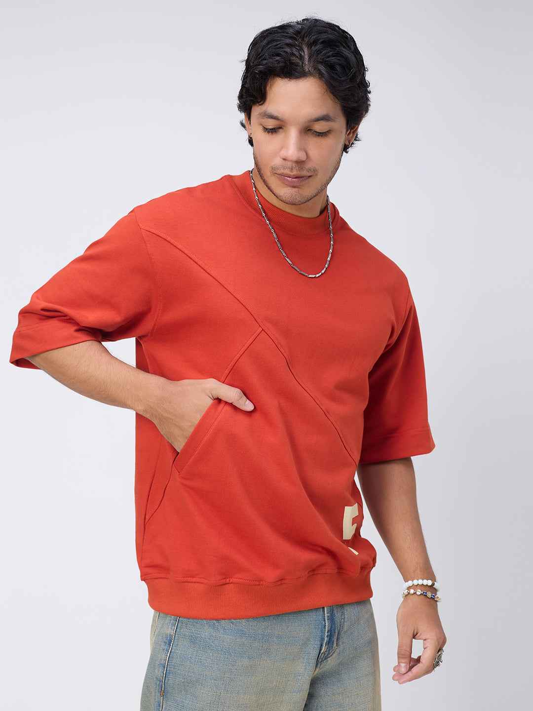 Rusty Pocket Men's Oversized T-shirt B5IVE