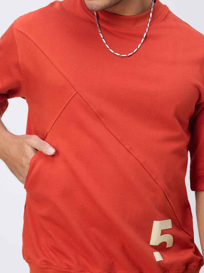 Rusty Pocket Men's Oversized T-shirt B5IVE
