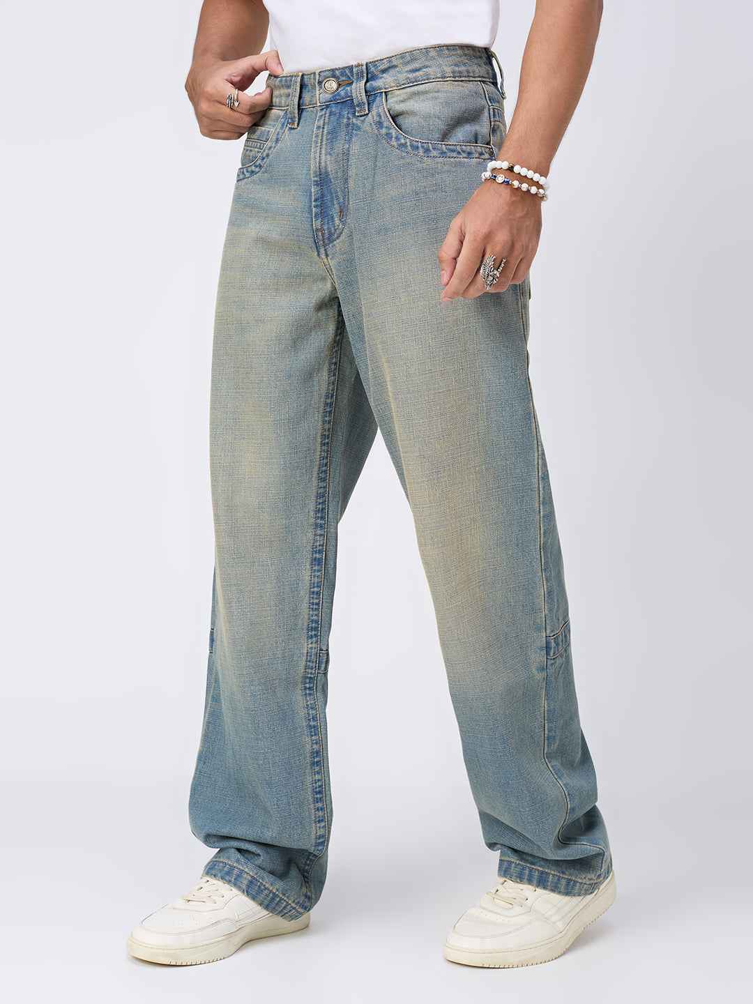 Men's Stone Cold Straight Fit Jeans B5IVE