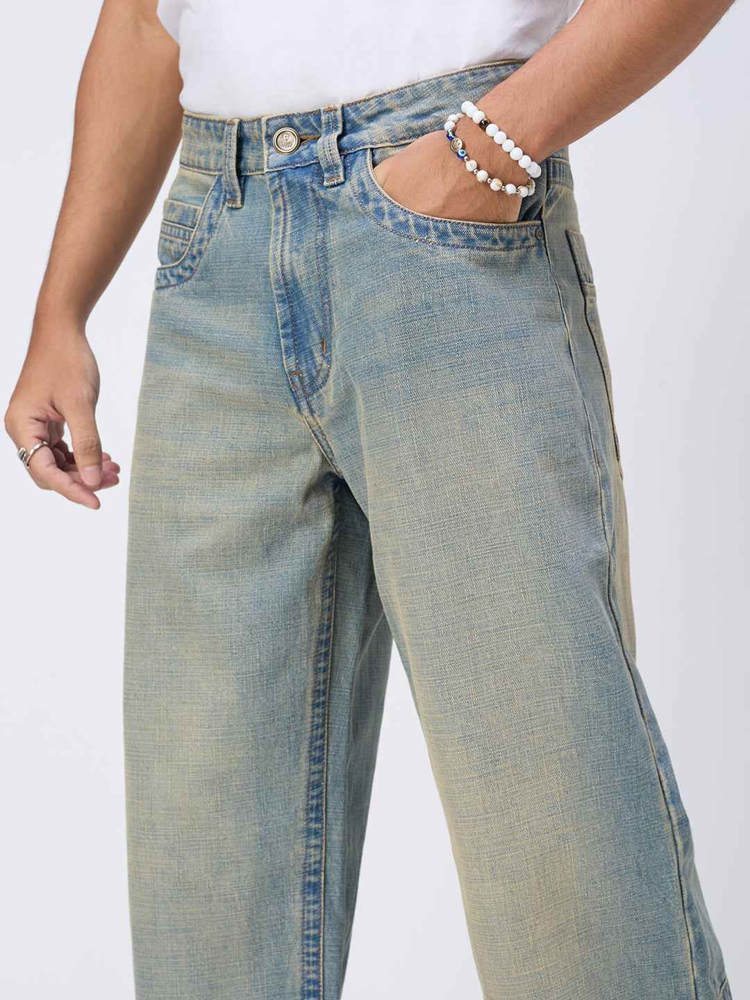 Men's Stone Cold Straight Fit Jeans B5IVE