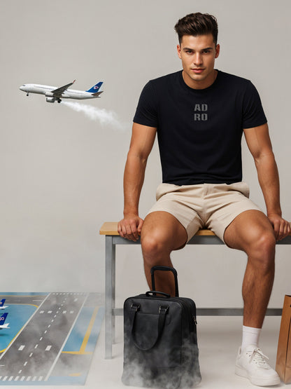 Cotton Lycra Half Sleeve Round Neck Logo Tee