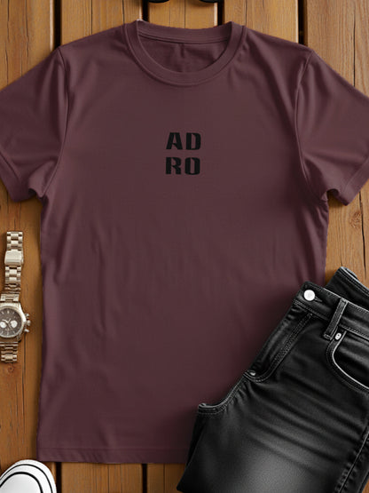 Cotton Lycra Half Sleeve Round Neck Logo Tee