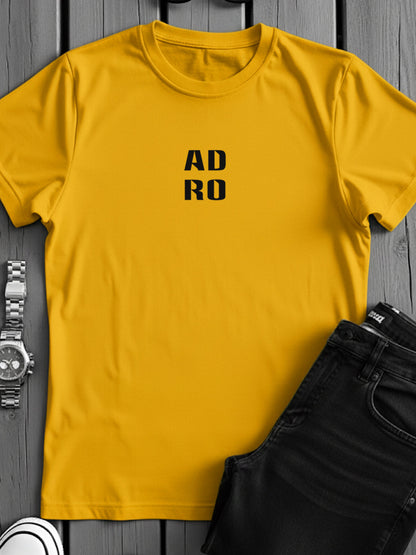 Cotton Lycra Half Sleeve Round Neck Logo Tee