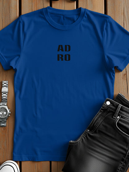 Cotton Lycra Half Sleeve Round Neck Logo Tee