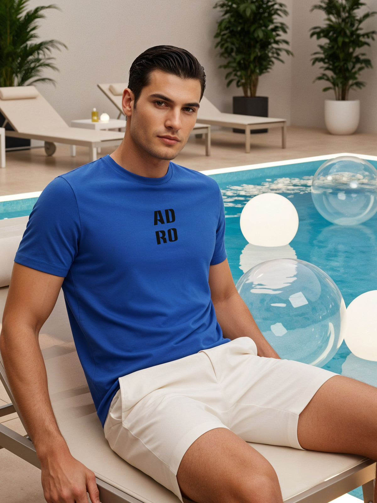 Cotton Lycra Half Sleeve Round Neck Logo Tee