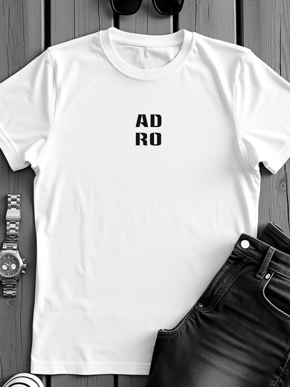 Cotton Lycra Half Sleeve Round Neck Logo Tee