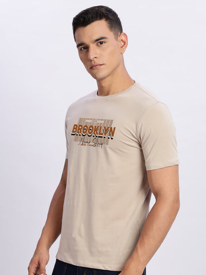Lycra Cotton Regular Fit T-Shirt