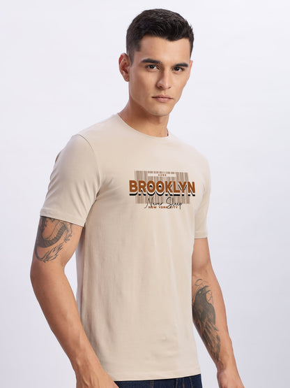 Lycra Cotton Regular Fit T-Shirt