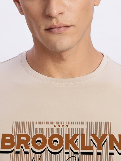 Lycra Cotton Regular Fit T-Shirt