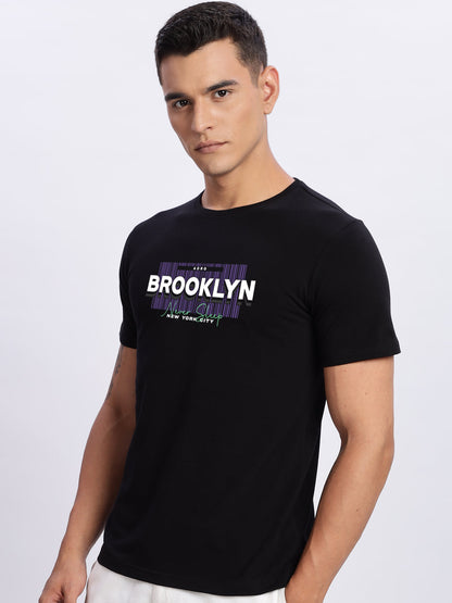 Lycra Cotton Regular Fit T-Shirt