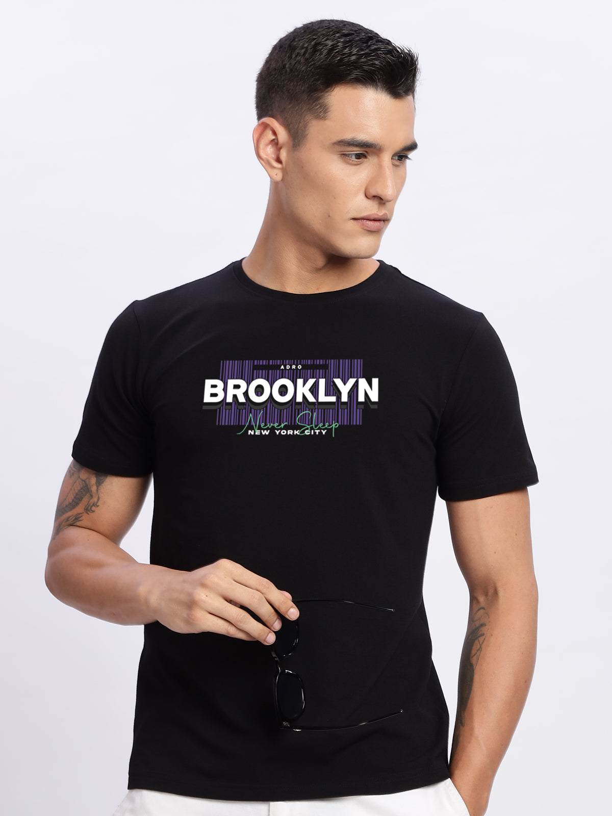 Lycra Cotton Regular Fit T-Shirt