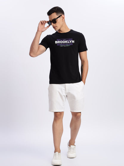 Lycra Cotton Regular Fit T-Shirt
