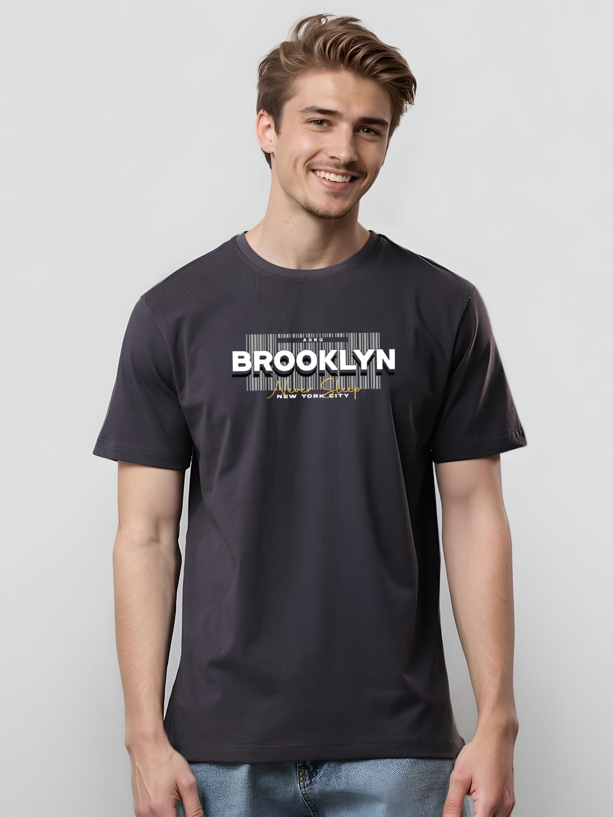 Lycra Cotton Regular Fit T-Shirt