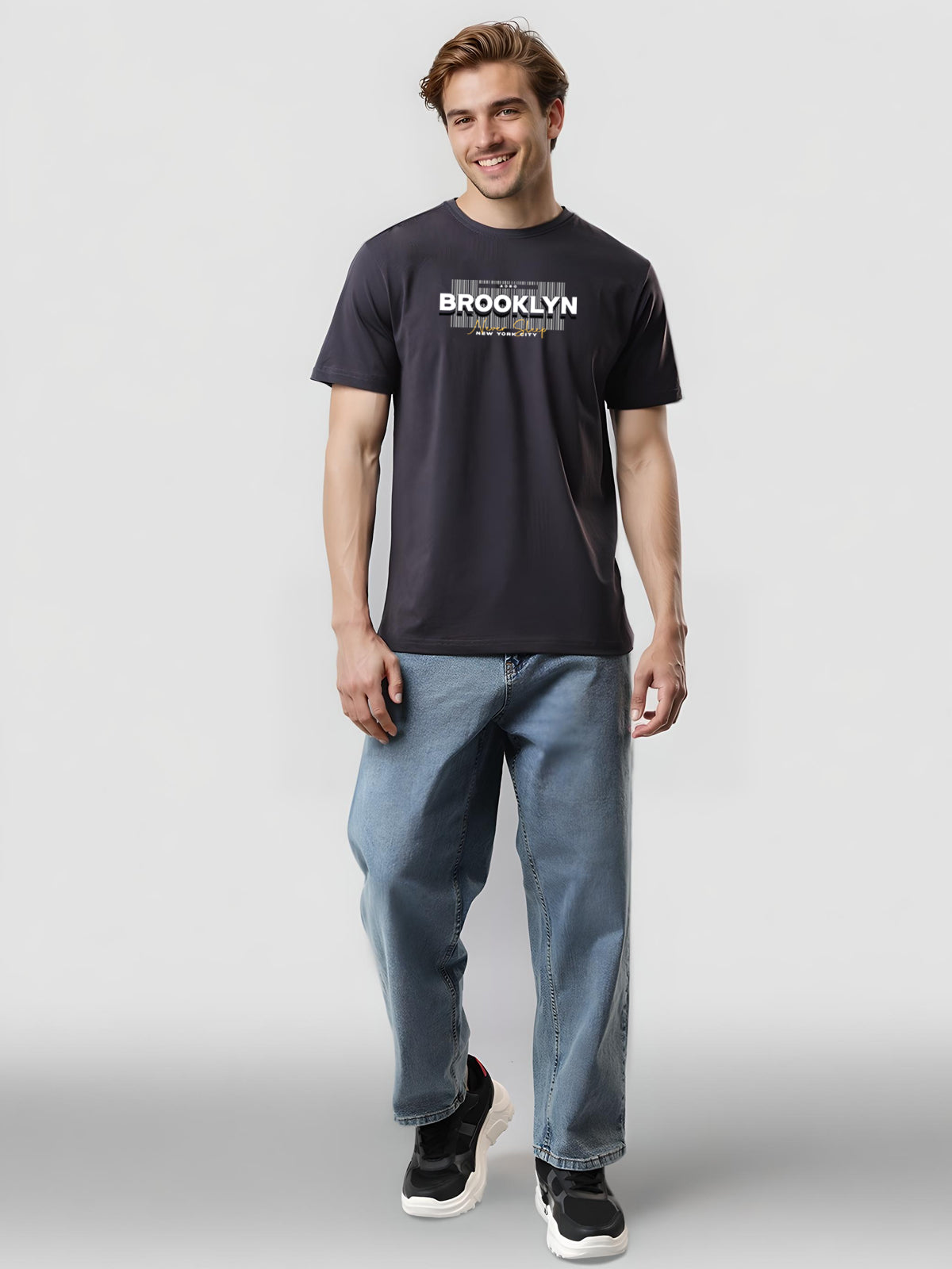 Lycra Cotton Regular Fit T-Shirt