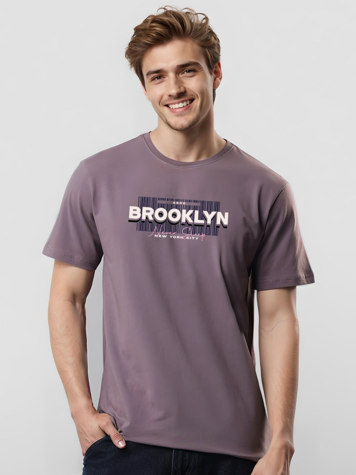 Lycra Cotton Regular Fit T-Shirt