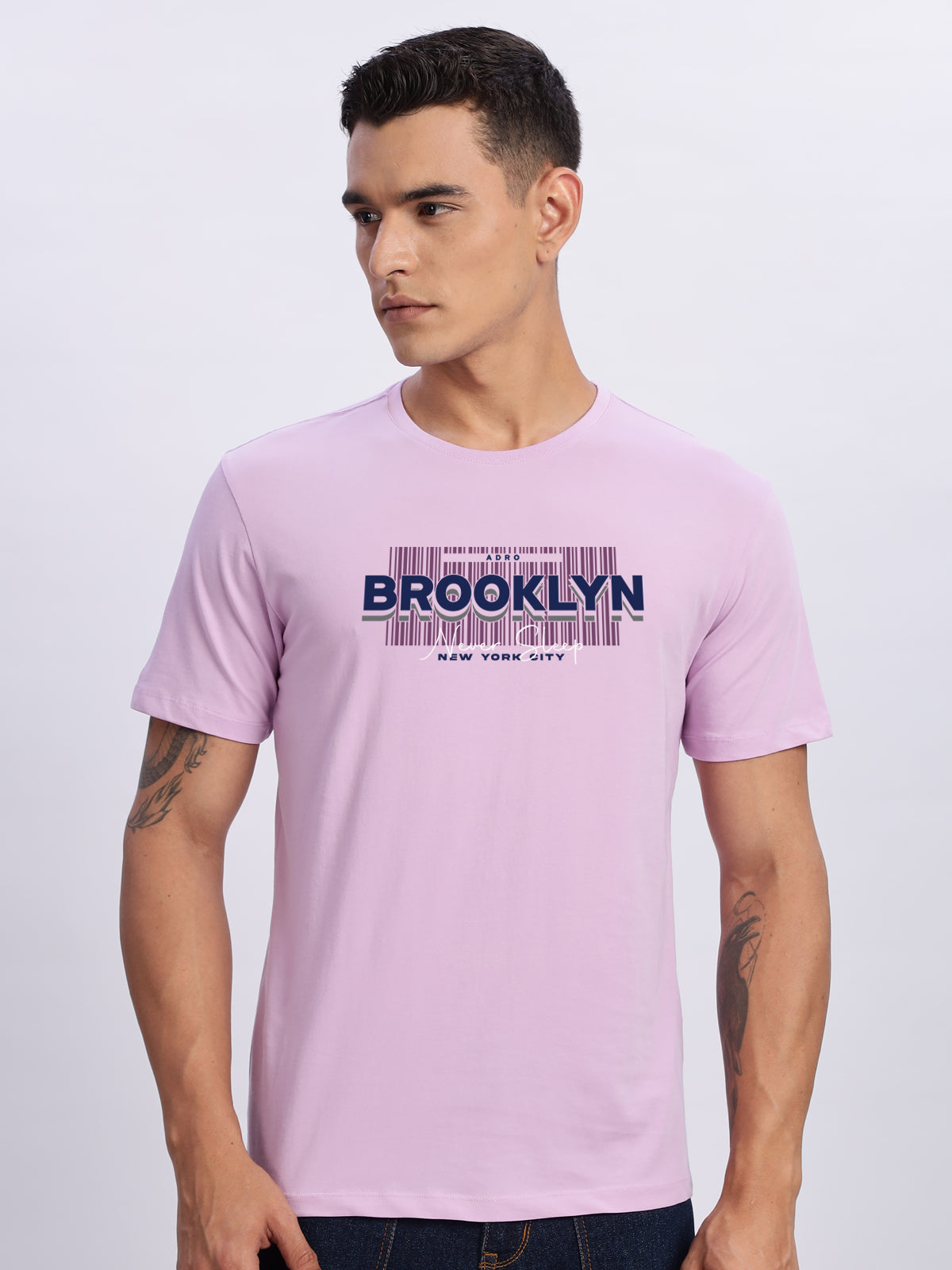 Lycra Cotton Regular Fit T-Shirt