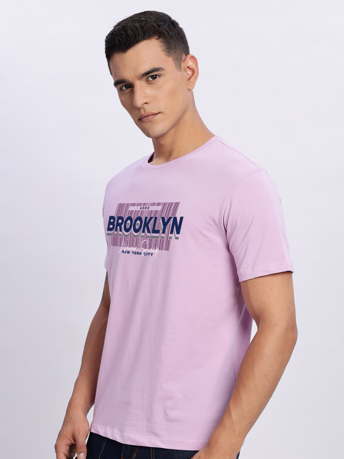 Lycra Cotton Regular Fit T-Shirt