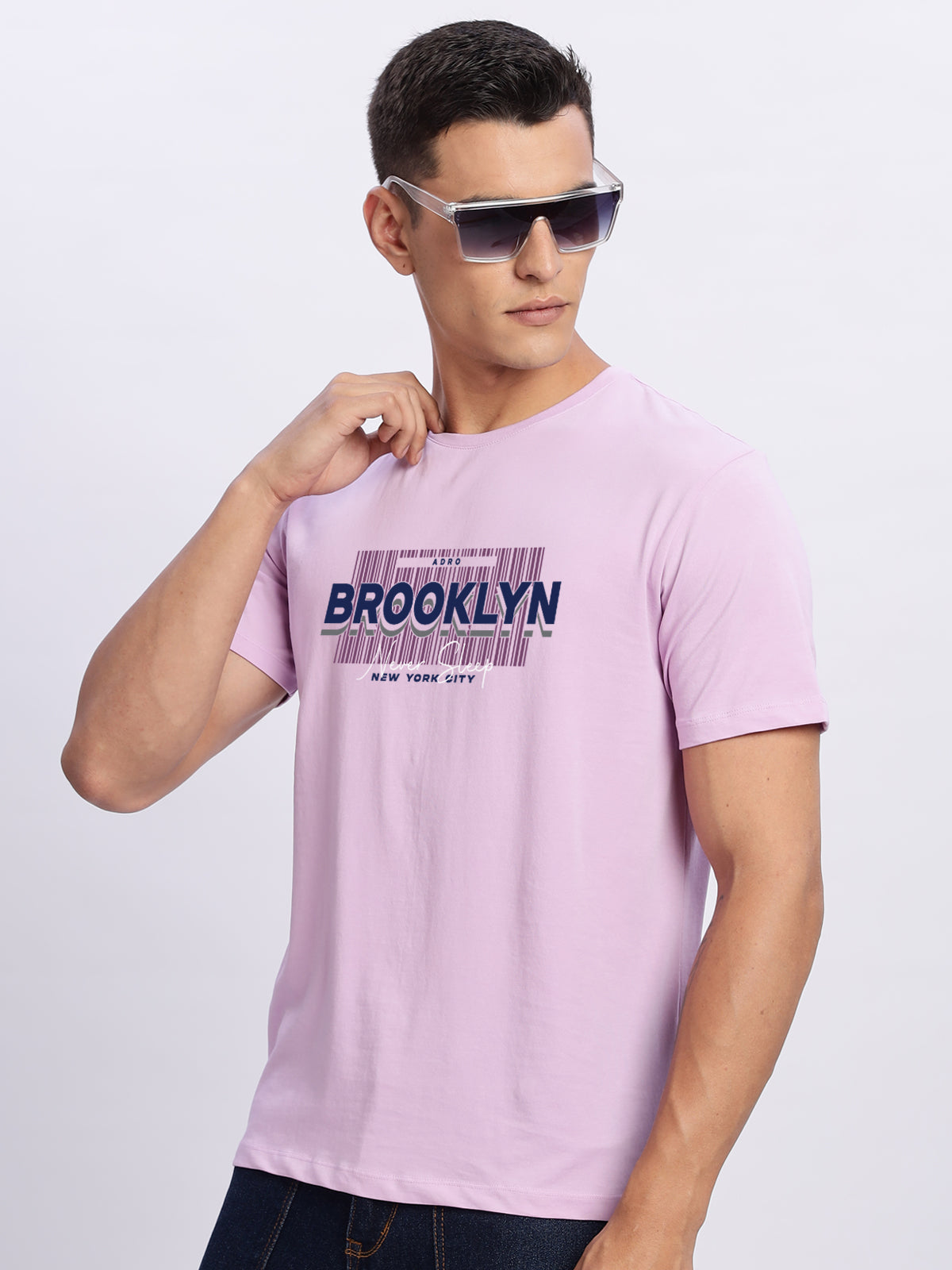 Lycra Cotton Regular Fit T-Shirt