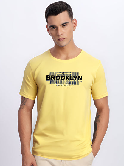 Lycra Cotton Regular Fit T-Shirt