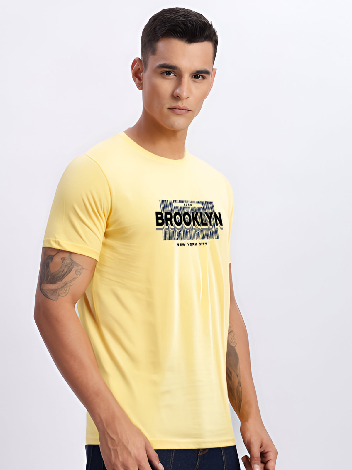Lycra Cotton Regular Fit T-Shirt