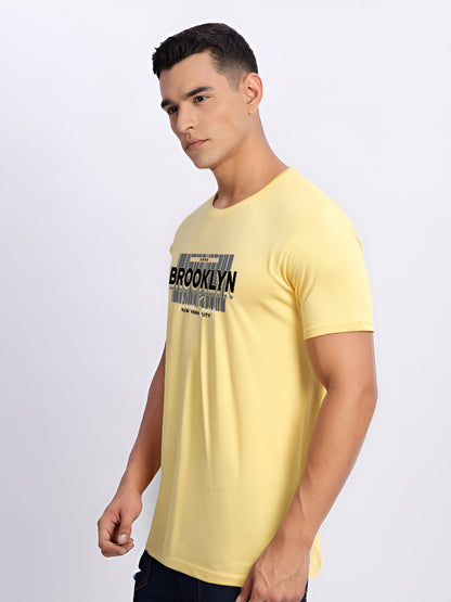 Lycra Cotton Regular Fit T-Shirt