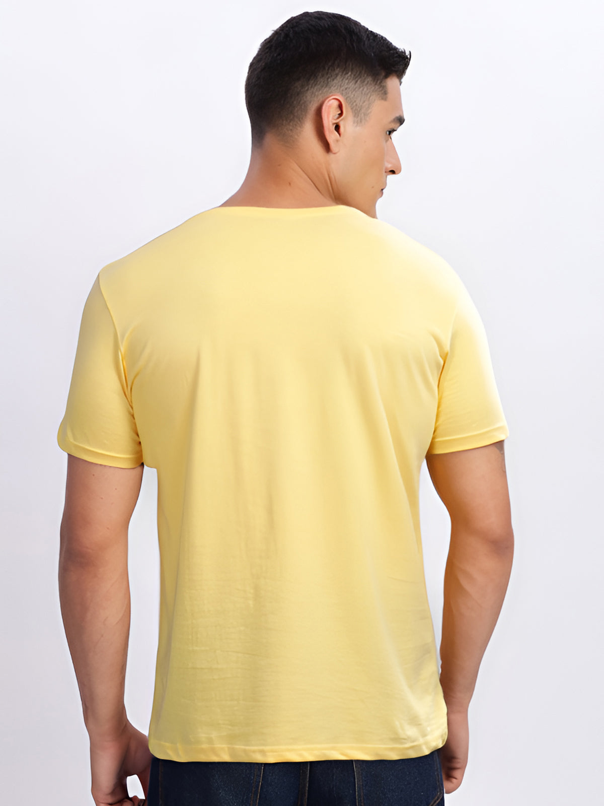 Lycra Cotton Regular Fit T-Shirt