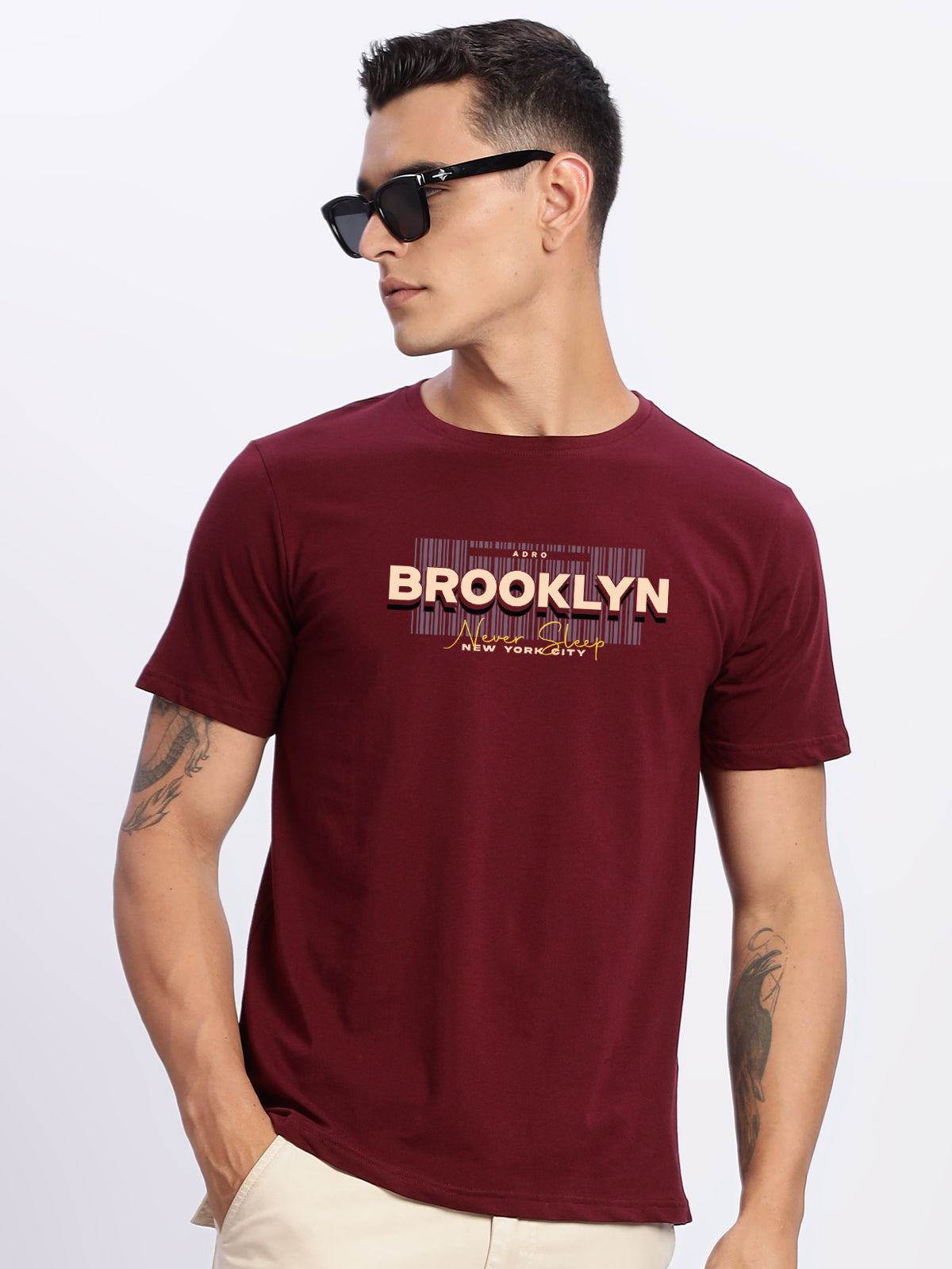 Lycra Cotton Regular Fit T-Shirt