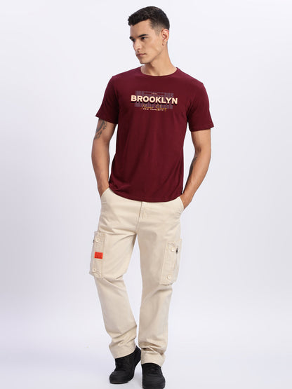 Lycra Cotton Regular Fit T-Shirt