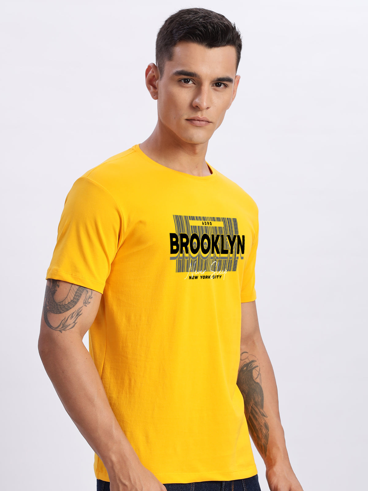 Lycra Cotton Regular Fit T-Shirt