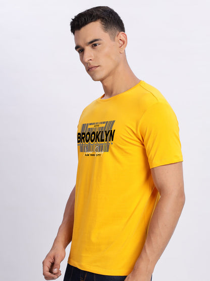 Lycra Cotton Regular Fit T-Shirt