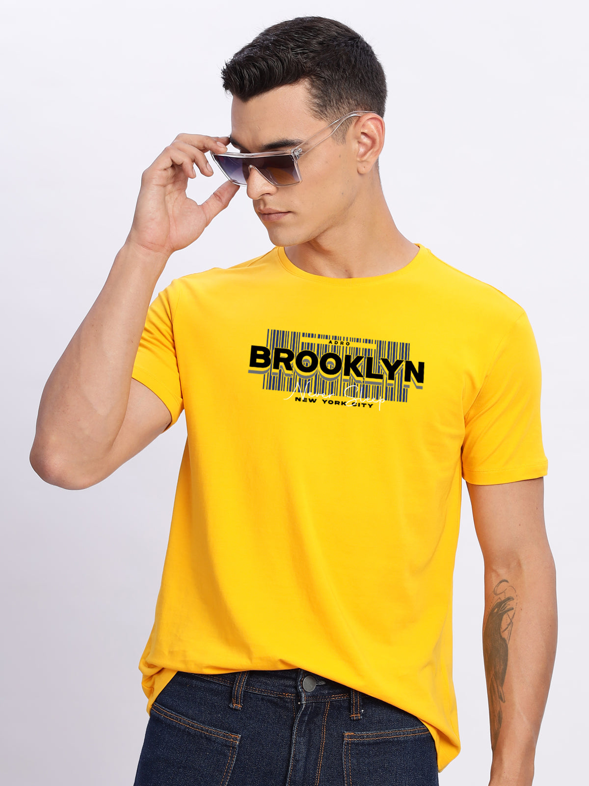Lycra Cotton Regular Fit T-Shirt