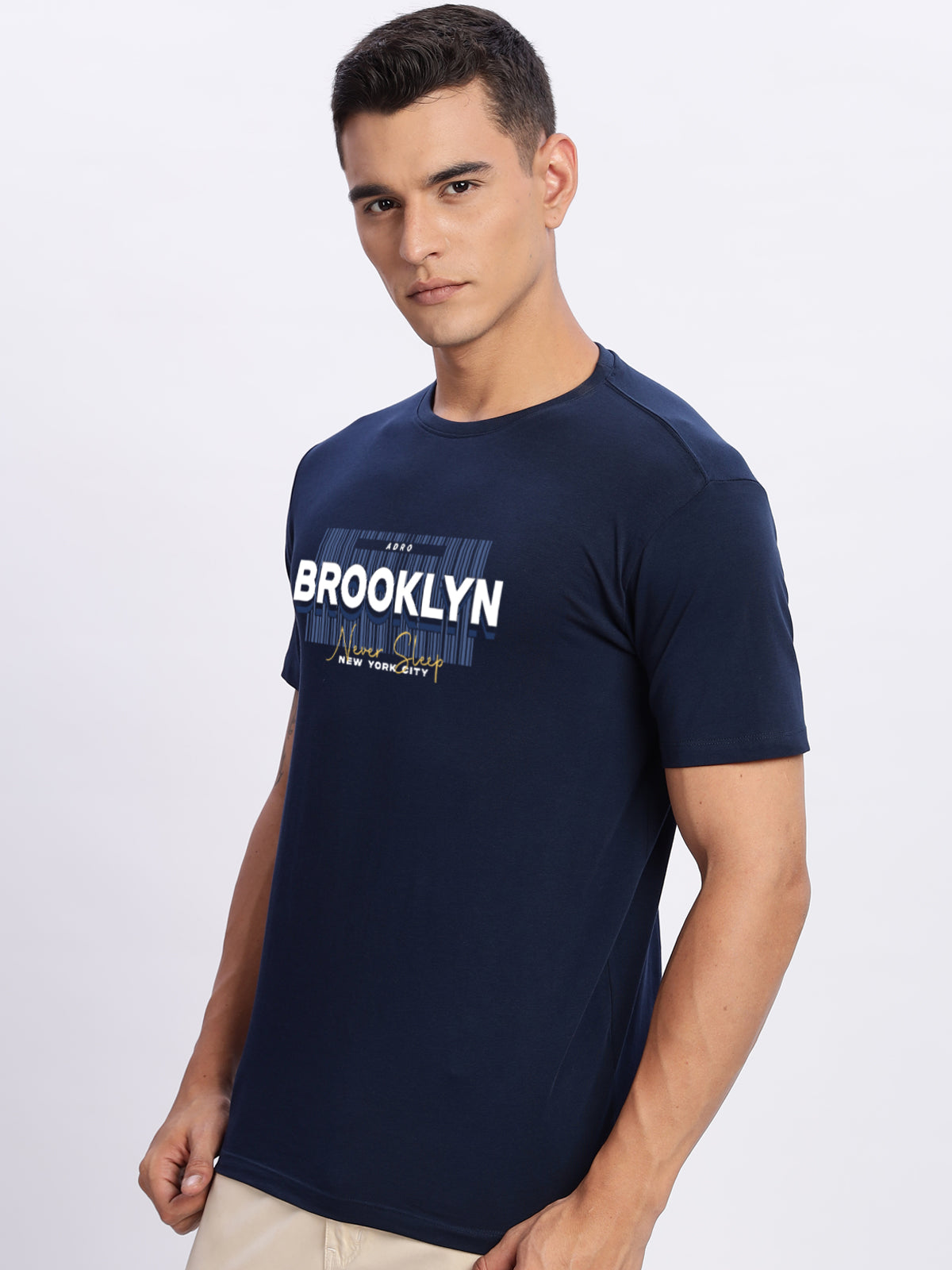 Lycra Cotton Regular Fit T-Shirt