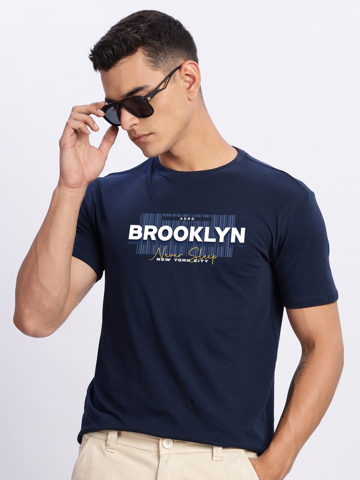 Lycra Cotton Regular Fit T-Shirt