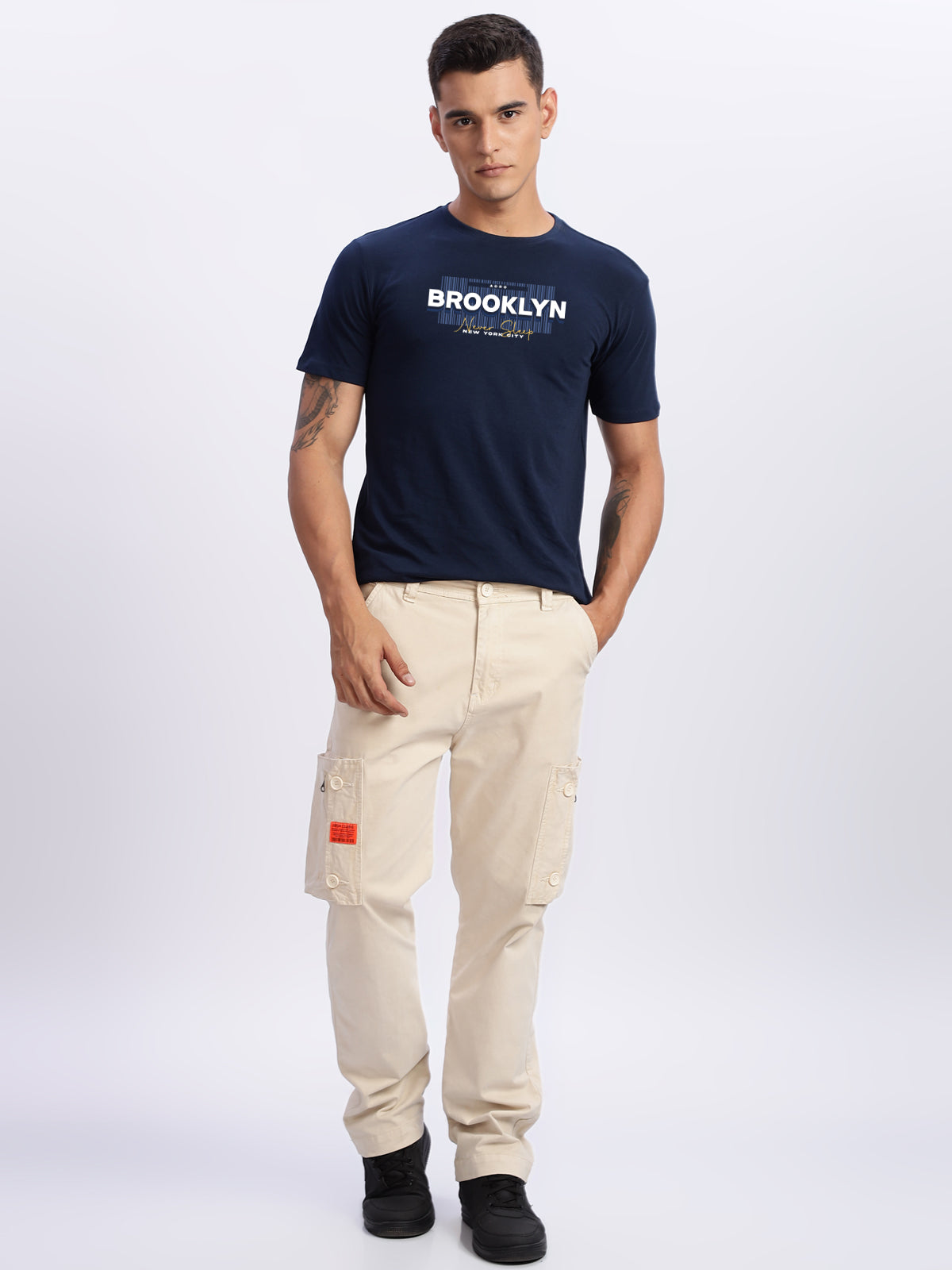 Lycra Cotton Regular Fit T-Shirt