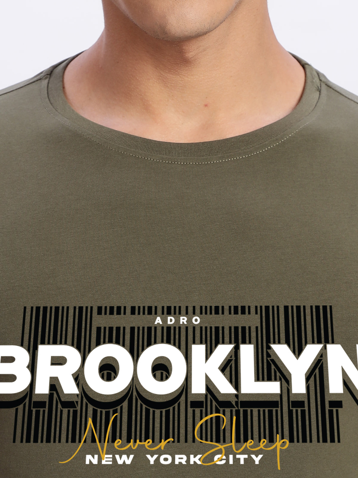 Lycra Cotton Regular Fit T-Shirt